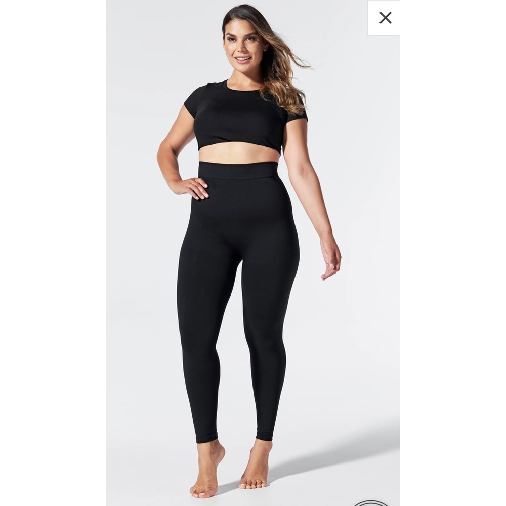 BLANQI Black High-Waisted Leggings